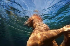 Joy nudism while on a sailing trip